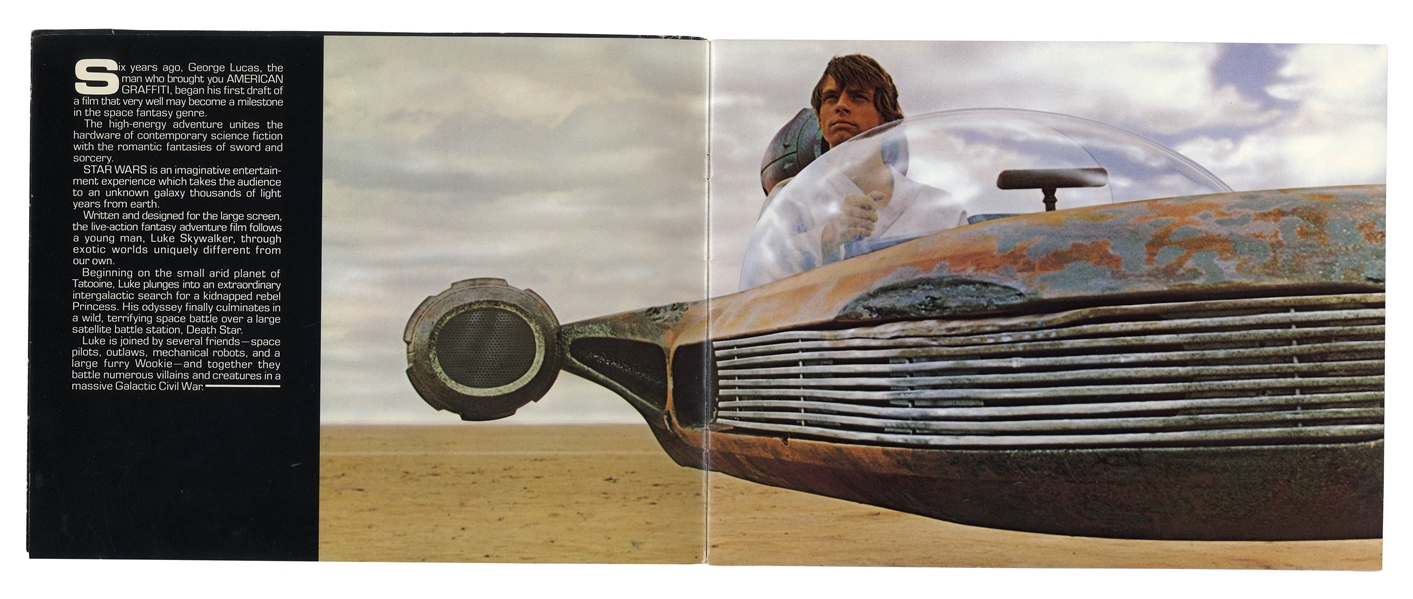 ''Star Wars'' Publicity Book Measuring 14'' x 11'' -- Given to Media & Theatre Owners to Promote the Film